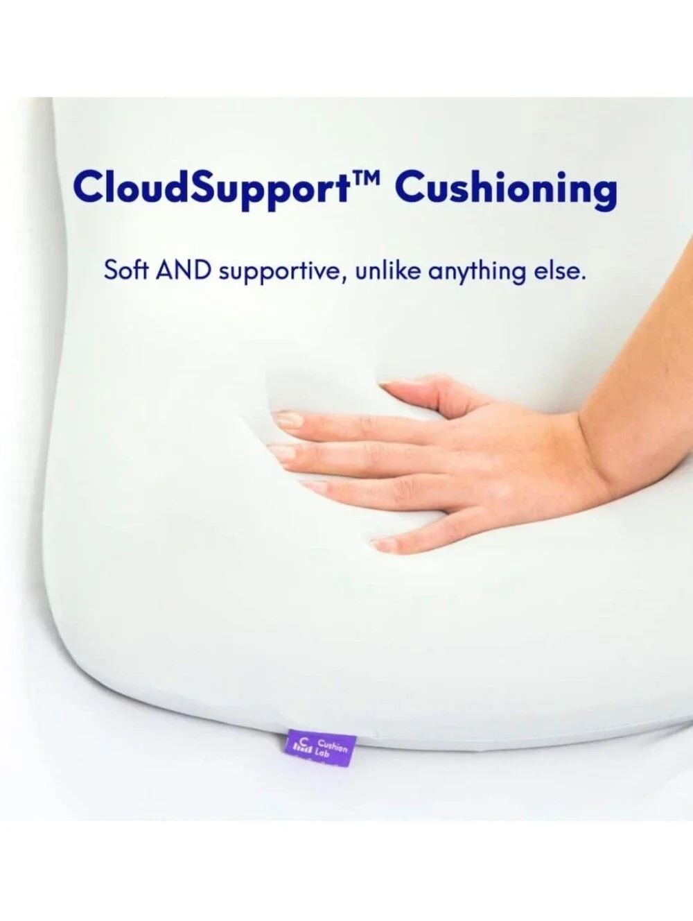 Cushion Lab Deep Sleep Pillow - 1 Pack, Calm Grey